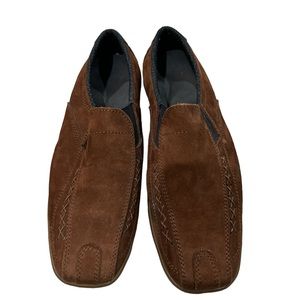 NWOT Action Suede Brown Moccasins No Size See‎ Measurements